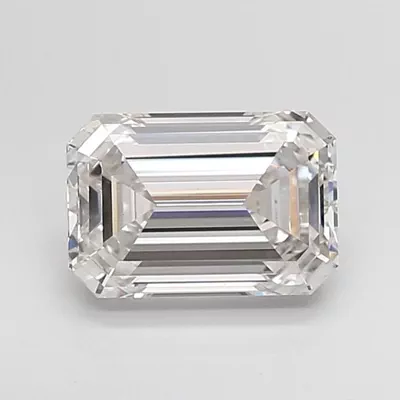 3.02ct G VS1 Excellent Cut Emerald Lab Grown Diamond