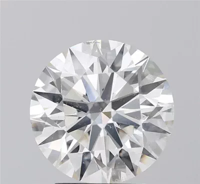 3.01ct H SI1 Rare Carat Ideal Cut Round Diamond