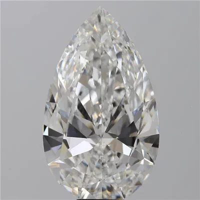 11.29ct F VVS2 Very Good Cut Pear Lab Grown Diamond
