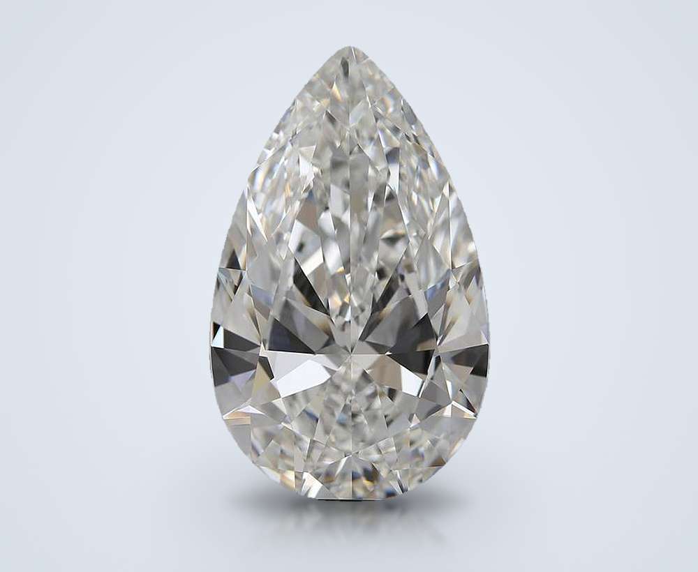 11.29ct F VVS2 Very Good Cut Pear Lab Grown Diamond
