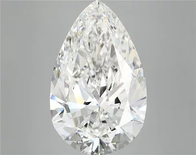 11.85ct F VVS2 Rare Carat Ideal Cut Pear Lab Grown Diamond