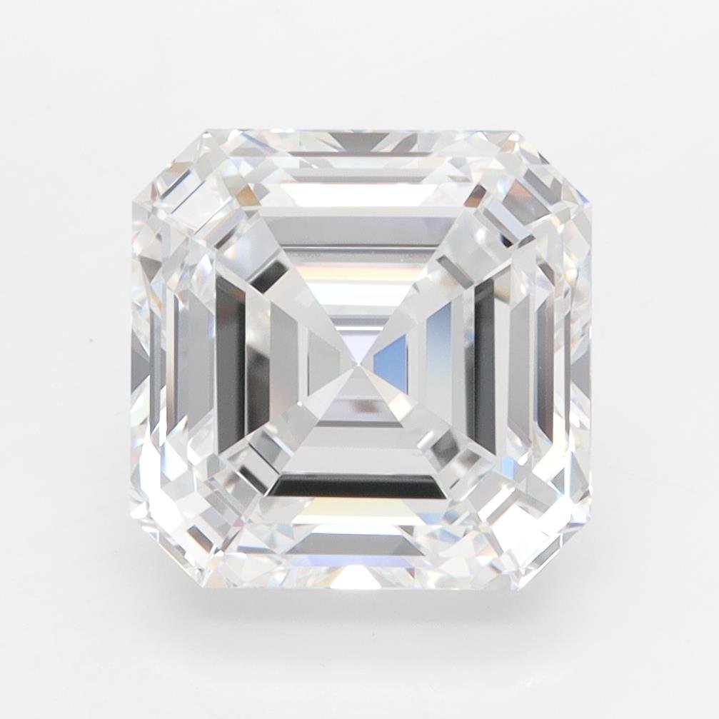 4.09ct D VVS1 Rare Carat Ideal Cut Asscher Lab Grown Diamond
