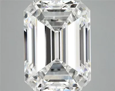 11.45ct F VVS2 Excellent Cut Emerald Lab Grown Diamond