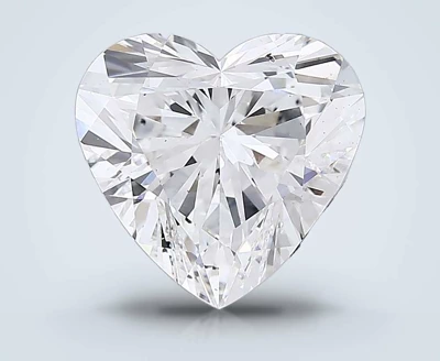 10.08ct F SI1 Rare Carat Ideal Cut Heart Lab Grown Diamond