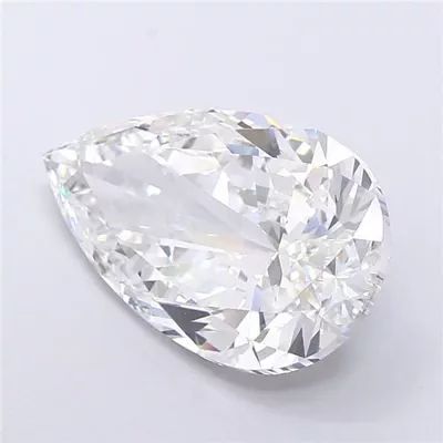 15.01ct F VVS2 Very Good Cut Pear Lab Grown Diamond