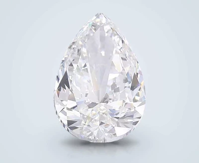 15.01ct F VVS2 Very Good Cut Pear Lab Grown Diamond