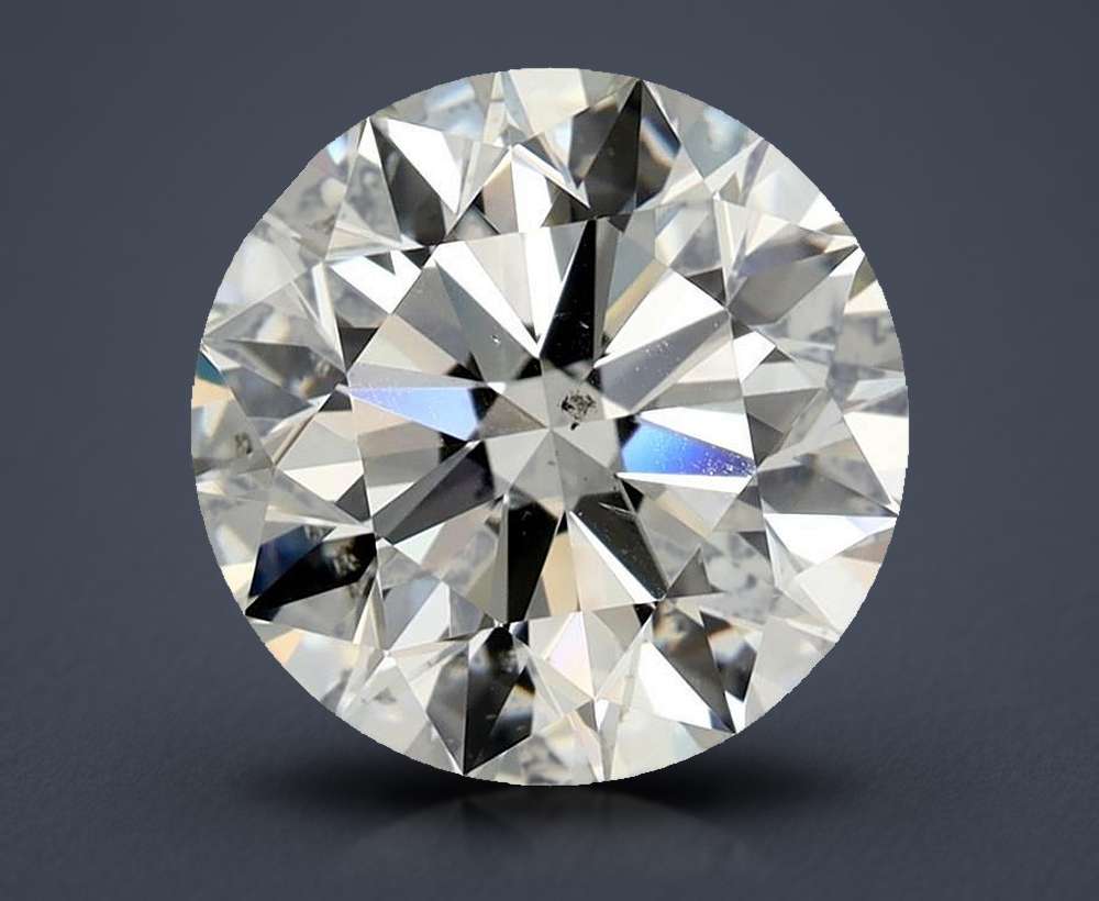 2.50ct K SI1 Rare Carat Ideal Cut Round Diamond