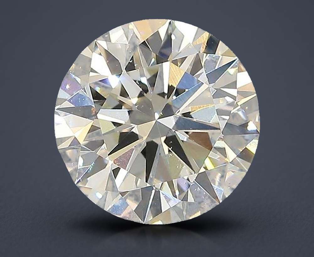 3.00ct J VS2 Excellent Cut Round Lab Grown Diamond