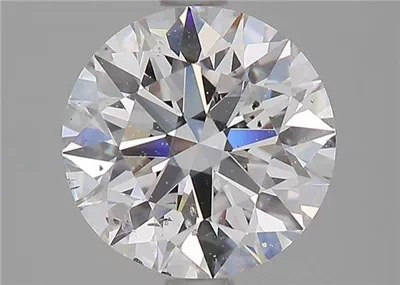 2.02ct D SI2 Rare Carat Ideal Cut Round Diamond