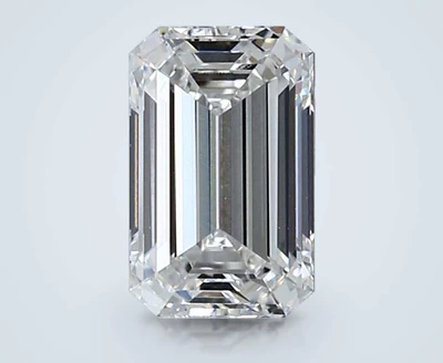 1.38ct E VVS2 Excellent Cut Emerald Lab Grown Diamond