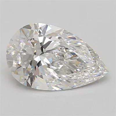 1.52ct E VS2 Rare Carat Ideal Cut Pear Lab Grown Diamond