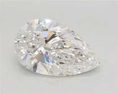 4.84ct E VS1 Rare Carat Ideal Cut Pear Lab Grown Diamond