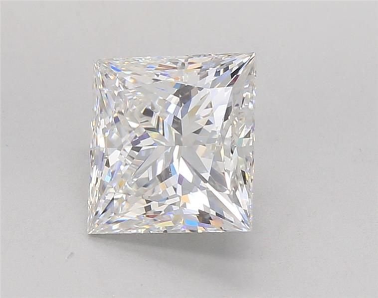 3.05ct E VVS2 Rare Carat Ideal Cut Princess Lab Grown Diamond