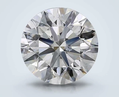 3.80ct E SI2 Rare Carat Ideal Cut Round Diamond