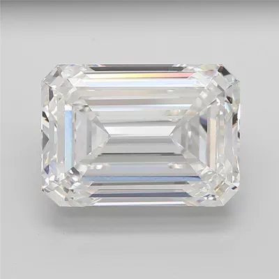 21.06ct G VVS2 Rare Carat Ideal Cut Emerald Lab Grown Diamond
