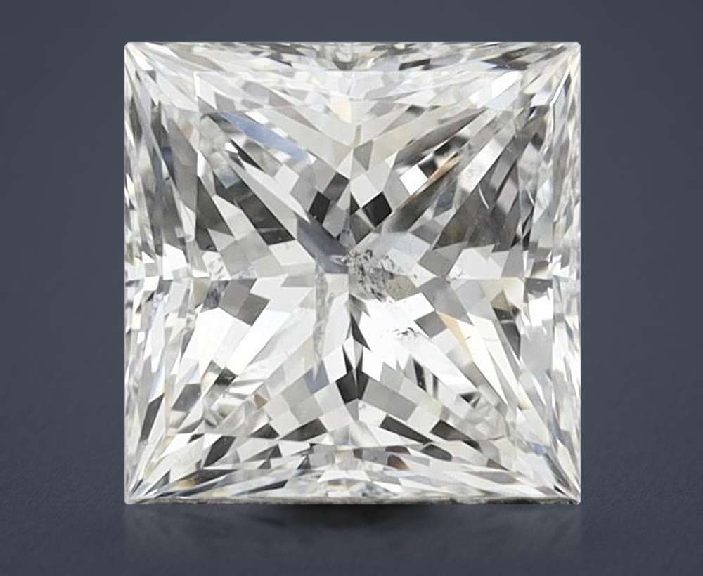 1.52ct F SI2 Rare Carat Ideal Cut Princess Diamond