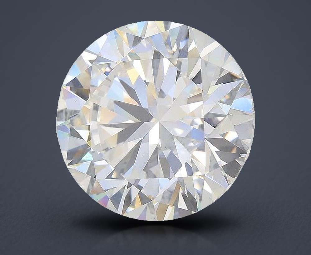 10.22ct F VS2 Excellent Cut Round Lab Grown Diamond