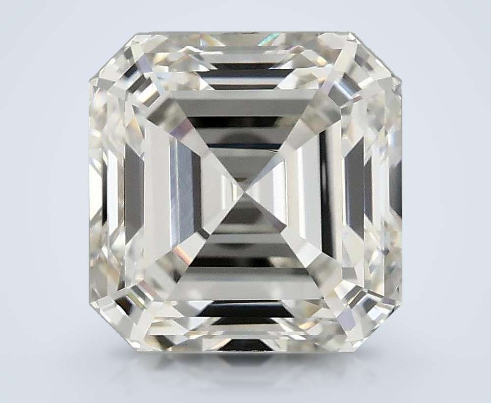 3.03ct G VVS2 Rare Carat Ideal Cut Asscher Lab Grown Diamond