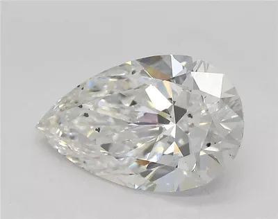 2.59ct E SI1 Rare Carat Ideal Cut Pear Lab Grown Diamond