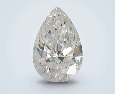 2.59ct E SI1 Rare Carat Ideal Cut Pear Lab Grown Diamond