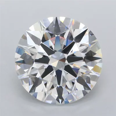 6.10ct D FL Ideal Cut Round Lab Grown Diamond
