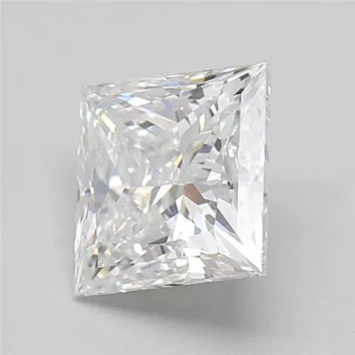2.01ct E VVS2 Rare Carat Ideal Cut Princess Lab Grown Diamond