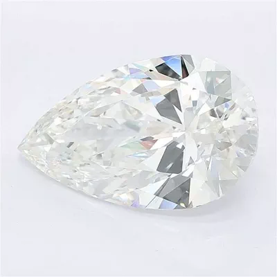 4.02ct G VVS2 Rare Carat Ideal Cut Pear Lab Grown Diamond