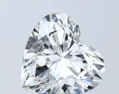 5.02ct F VS1 Rare Carat Ideal Cut Heart Lab Grown Diamond