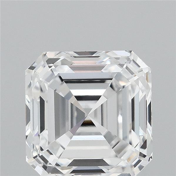 4.03ct D VVS2 Rare Carat Ideal Cut Asscher Lab Grown Diamond