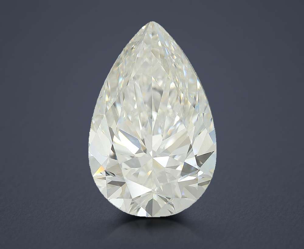 5.29ct G VS1 Rare Carat Ideal Cut Pear Lab Grown Diamond
