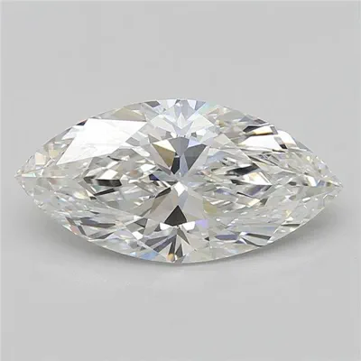 3.03ct F VVS2 Rare Carat Ideal Cut Marquise Lab Grown Diamond