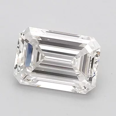3.04ct E VS1 Rare Carat Ideal Cut Emerald Lab Grown Diamond