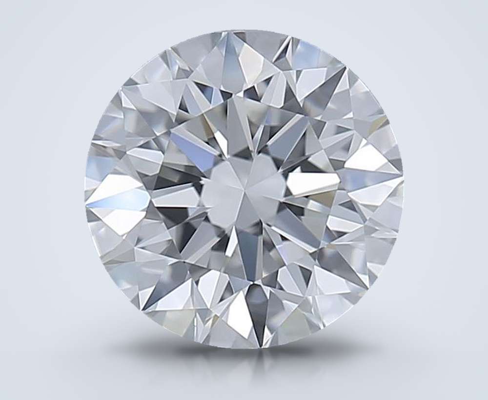 1.30ct I IF Rare Carat Ideal Cut Round Diamond