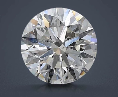3.41ct I SI2 Excellent Cut Round Diamond