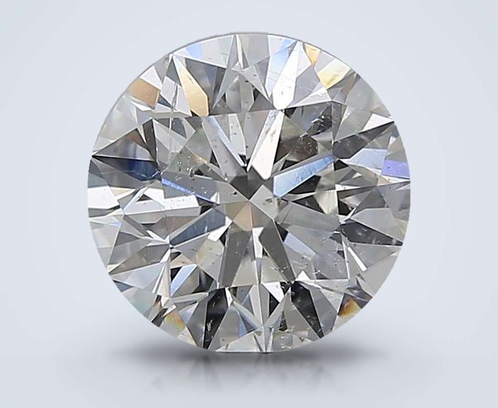 3.41ct I SI2 Excellent Cut Round Diamond