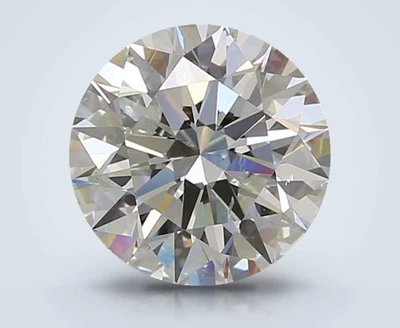 2.51ct J SI2 Rare Carat Ideal Cut Round Diamond