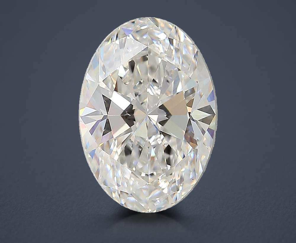2.56ct E VVS2 Rare Carat Ideal Cut Oval Lab Grown Diamond