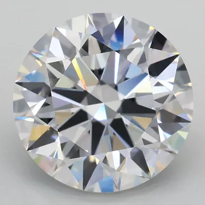 3.59ct E VVS2 Rare Carat Ideal Cut Round Lab Grown Diamond