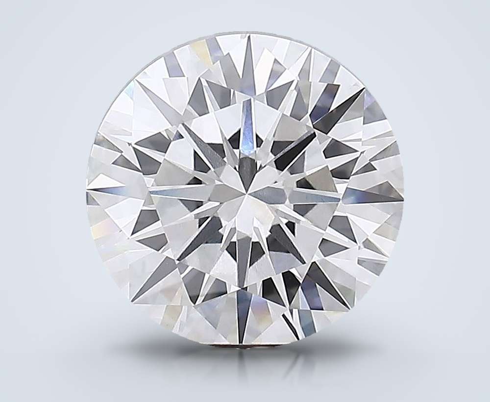 10.00ct F VVS2 Rare Carat Ideal Cut Round Lab Grown Diamond