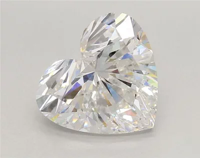 4.03ct E VVS2 Very Good Cut Heart Lab Grown Diamond