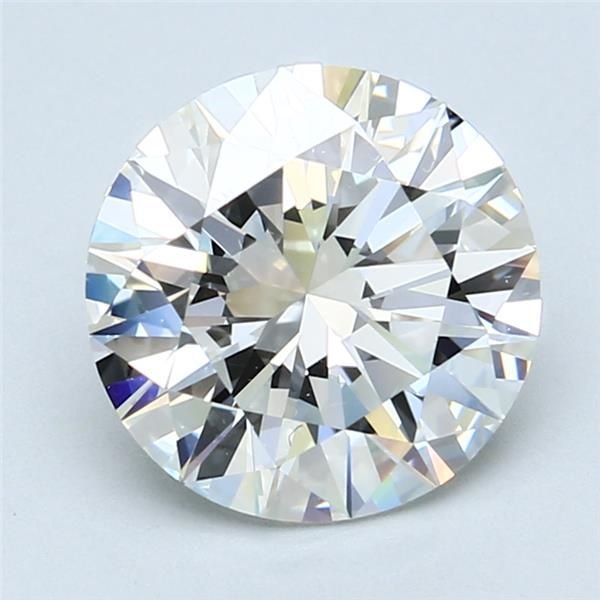 3.01ct H VS1 Excellent Cut Round Diamond