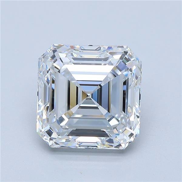 4.66ct D FL Rare Carat Ideal Cut Asscher Diamond