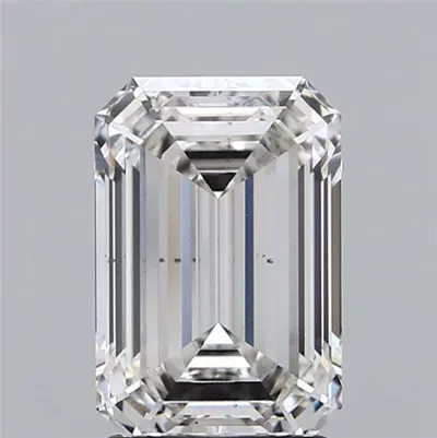 2.31ct H VS2 Rare Carat Ideal Cut Emerald Lab Grown Diamond