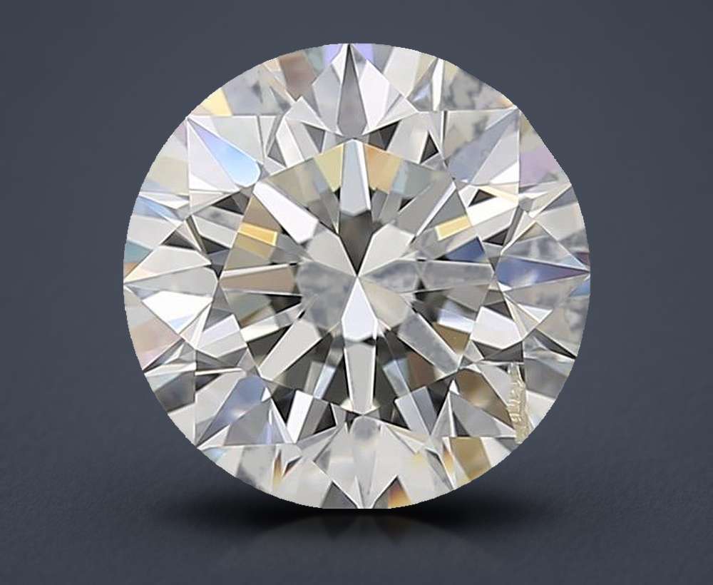 2.50ct I SI2 Rare Carat Ideal Cut Round Diamond