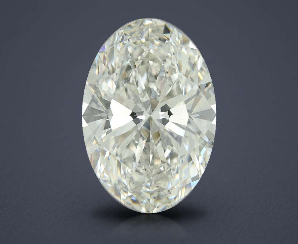 23.03ct F VS2 Rare Carat Ideal Cut Oval Lab Grown Diamond