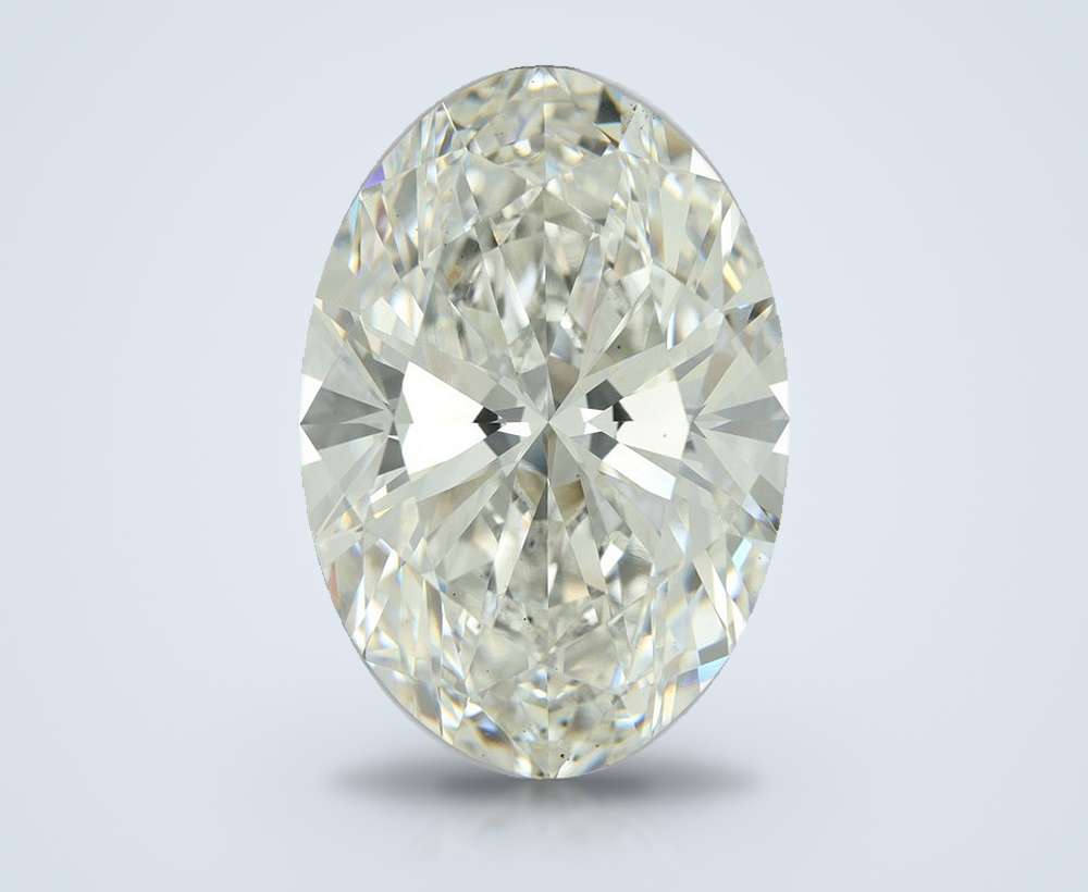 23.03ct F VS2 Rare Carat Ideal Cut Oval Lab Grown Diamond