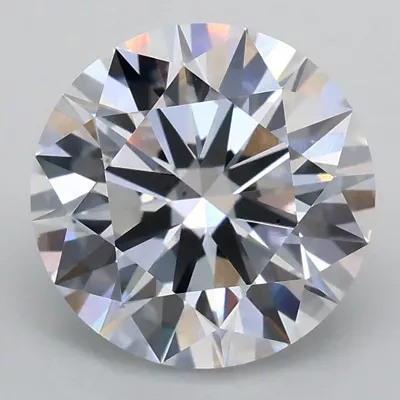 2.70ct D VS1 Rare Carat Ideal Cut Round Lab Grown Diamond