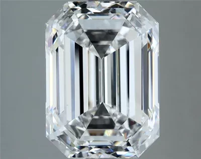 4.03ct D VS2 Rare Carat Ideal Cut Emerald Diamond