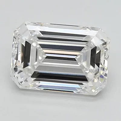 1.44ct E VVS2 Rare Carat Ideal Cut Emerald Lab Grown Diamond