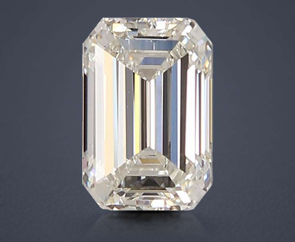 1.73ct F VVS2 Rare Carat Ideal Cut Emerald Lab Grown Diamond